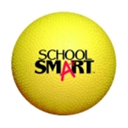 SCHOOL SMART School Smart 5 In. Playground Ball; Yellow 1293604